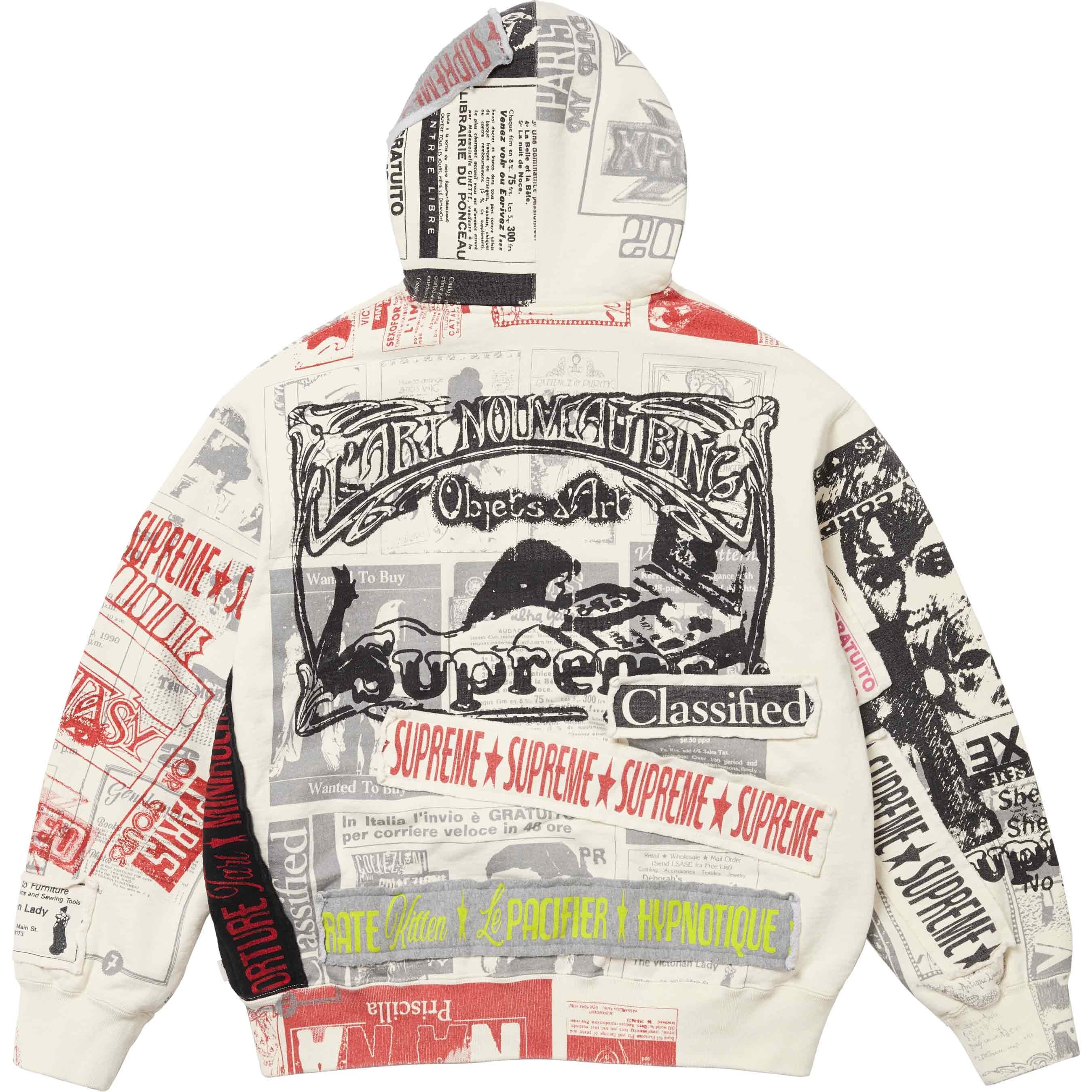 Collage Zip Up Hooded Sweatshirt view 5